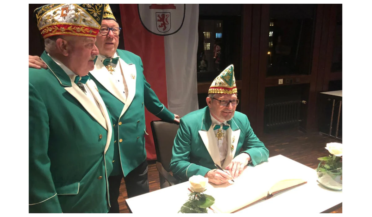 Eintrag ins Goldene Buch